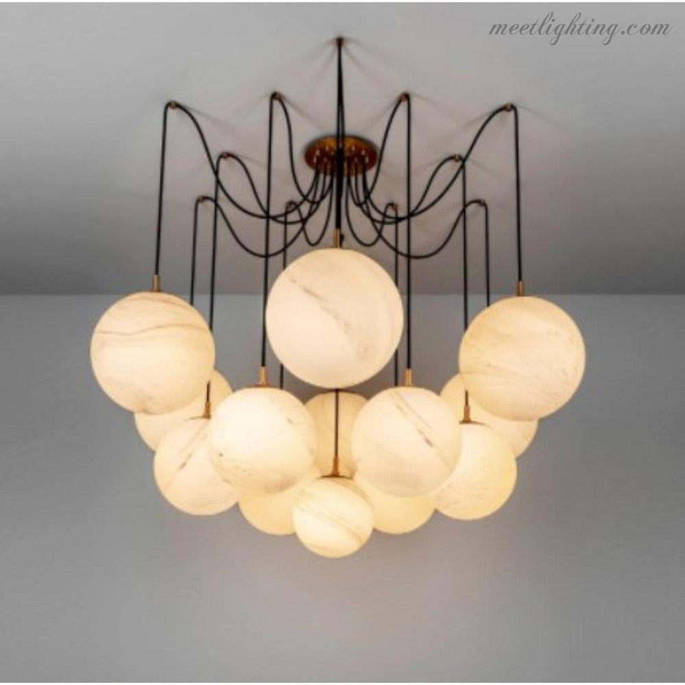 Luxurious Alabaster Chandelier-MEET LIGHTING