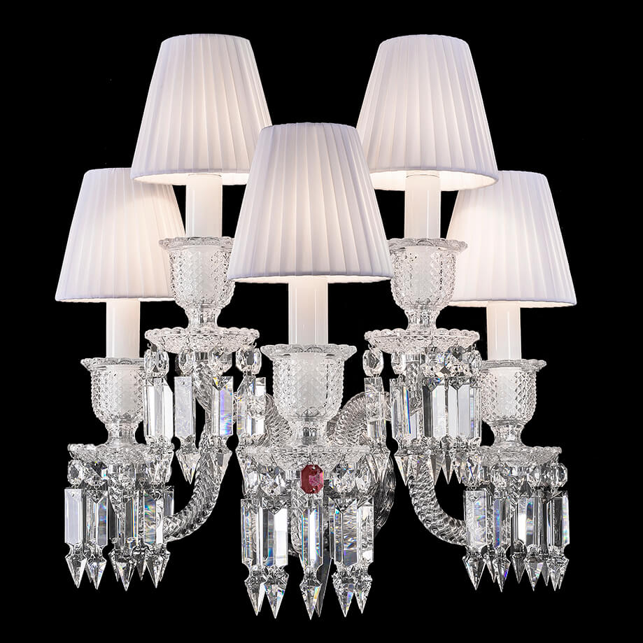 Luxury Baccarat Zenith Crystal Wall Sconces-Meet Lighting