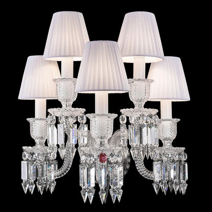 Luxury Baccarat Zenith Crystal Wall Sconces-Meet Lighting