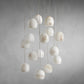 MAVA ALABASTER MAEVA ROUND CHANDELIER 13'' 21'' 36''-Meet Lighting