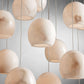 MAVA ALABASTER MAEVA ROUND CHANDELIER 13'' 21'' 36''-Meet Lighting