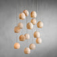 MAVA ALABASTER MAEVA ROUND CHANDELIER 13'' 21'' 36''-Meet Lighting