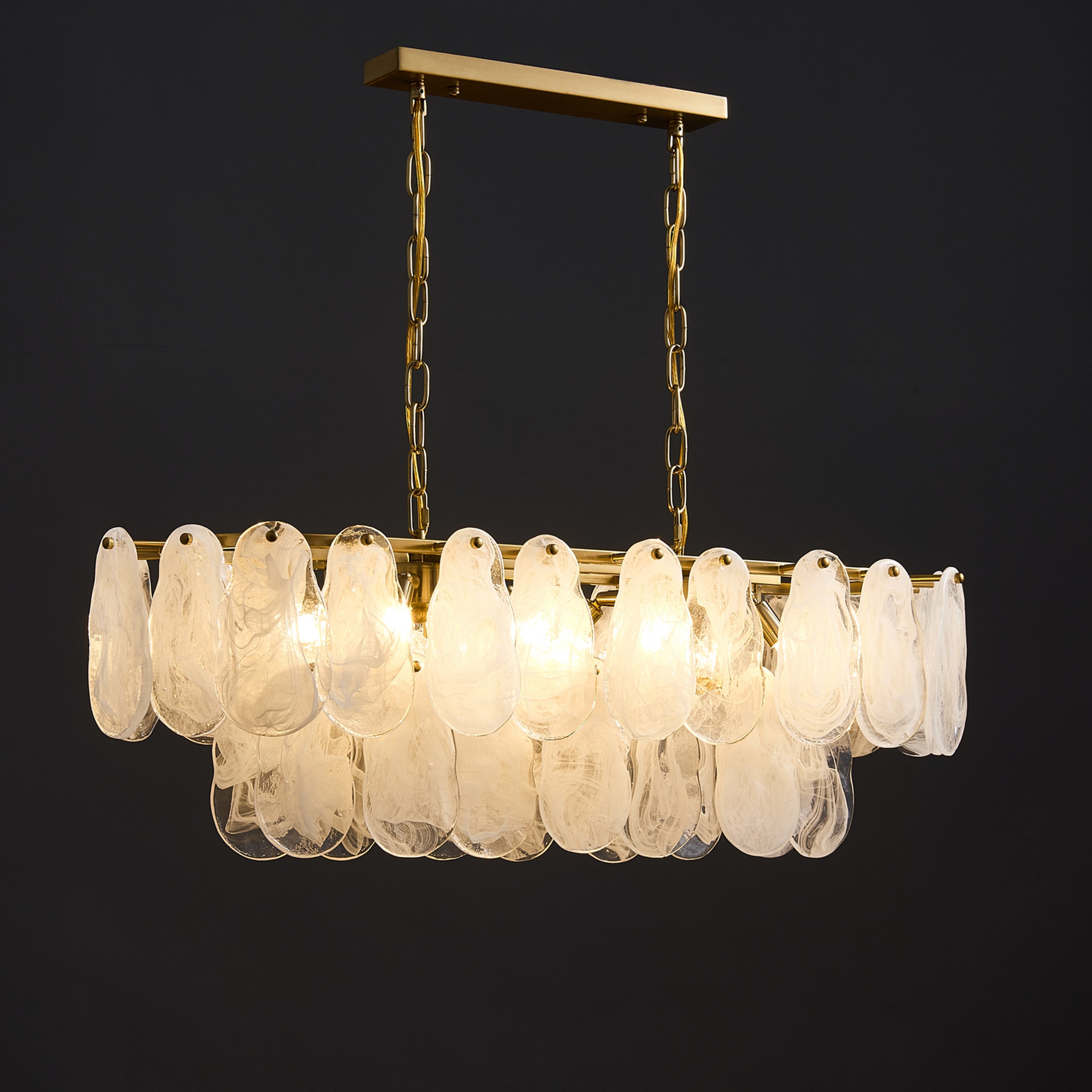 Mahina Gold Cloud Chandelier