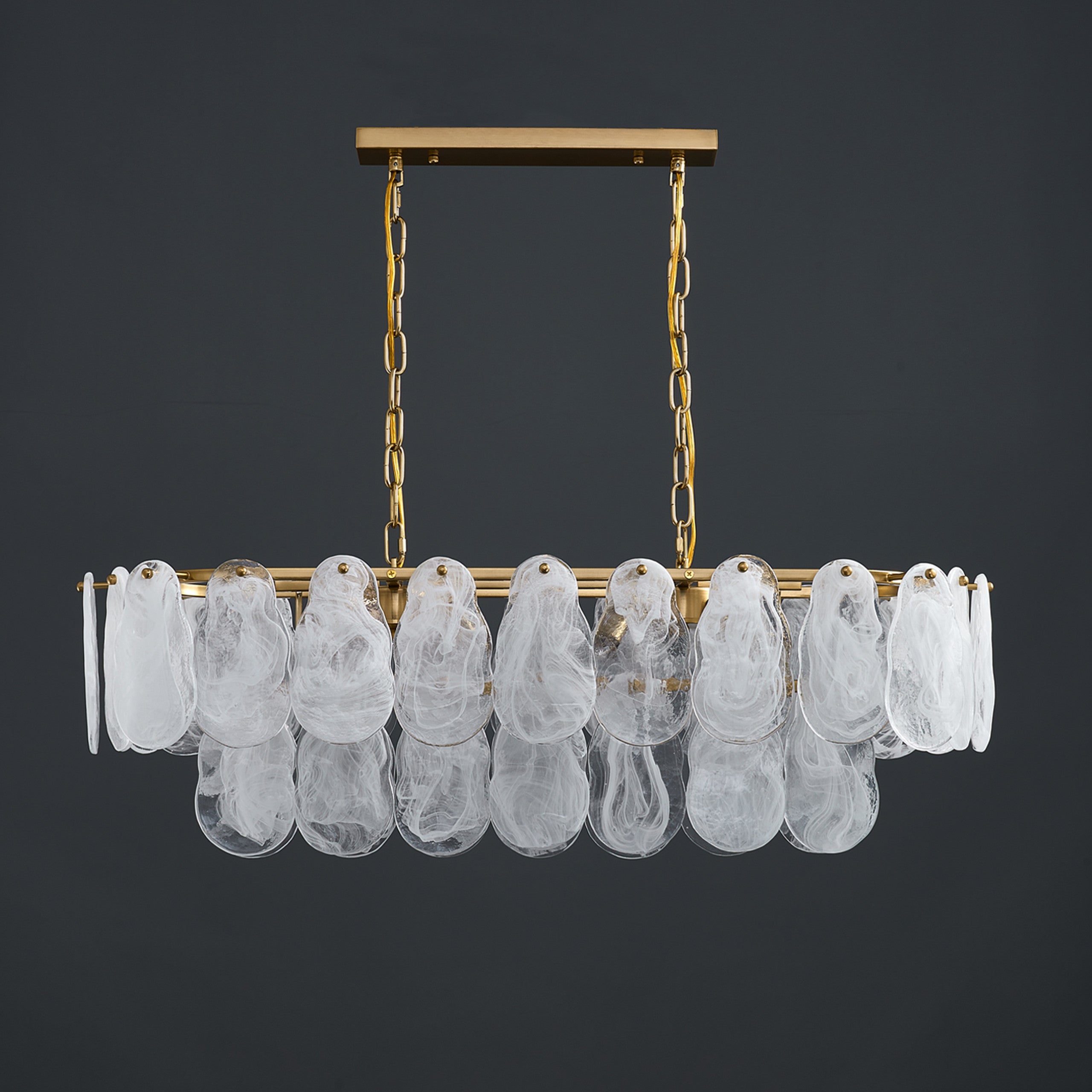 Mahina Gold Cloud Chandelier