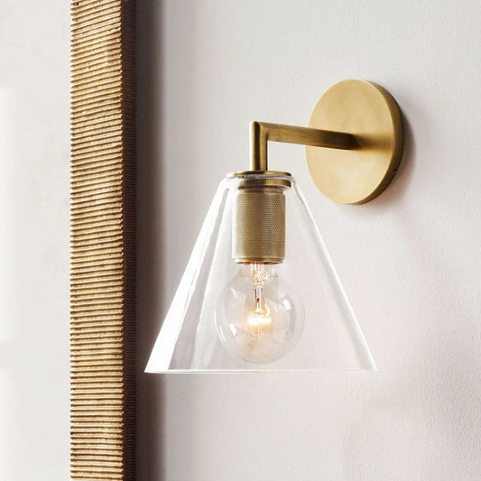 Mechanist Funnel Shade Sconce