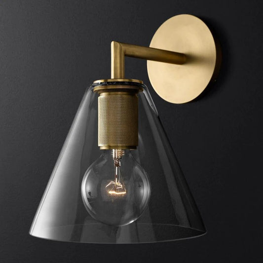 Utilitaire Funnel Shade Sconce