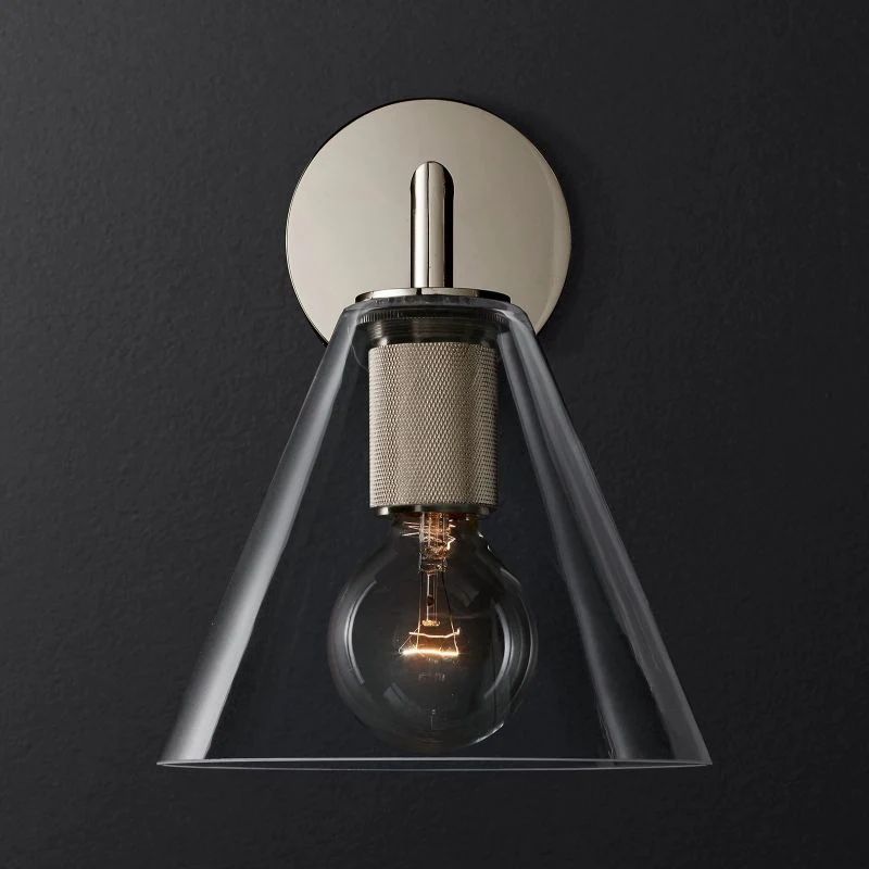 Utilitaire Funnel Shade Sconce