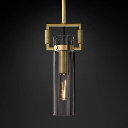 Machinist Glass Cylinder Pendant-Meet Lighting