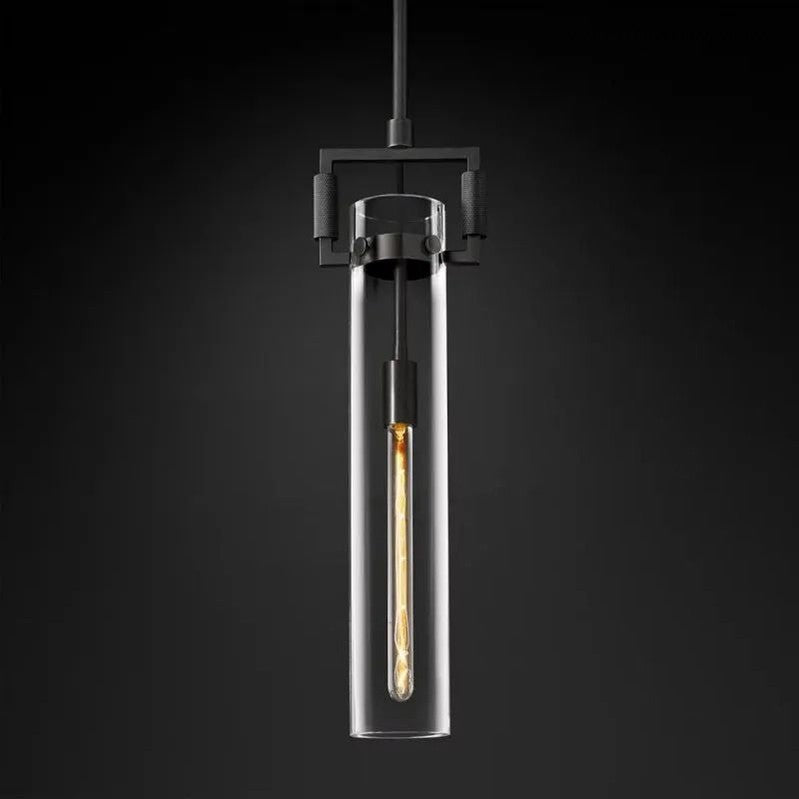 Machinist Glass Cylinder Pendant-Meet Lighting