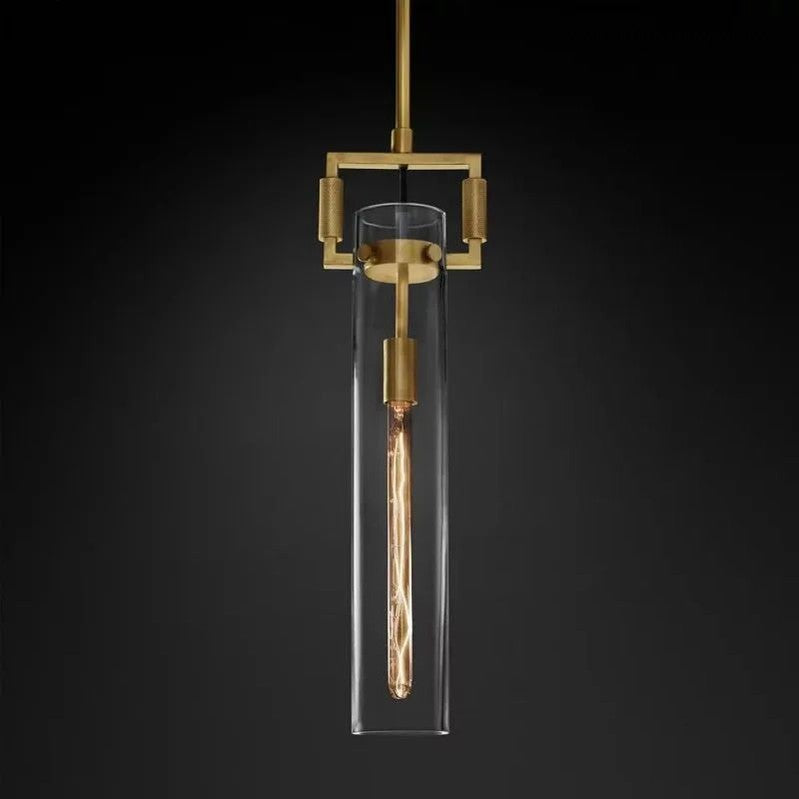 Machinist Glass Cylinder Pendant-Meet Lighting