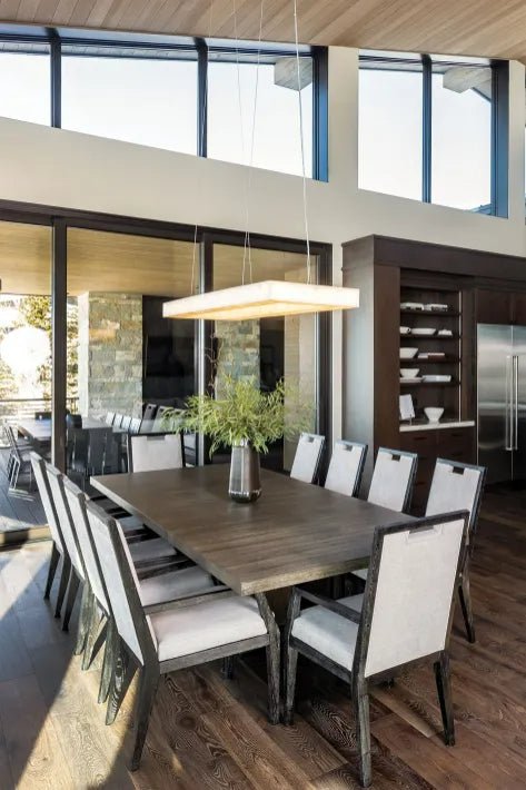 Marble Rivage Rectangle Chandelier 54"-MEET LIGHTING