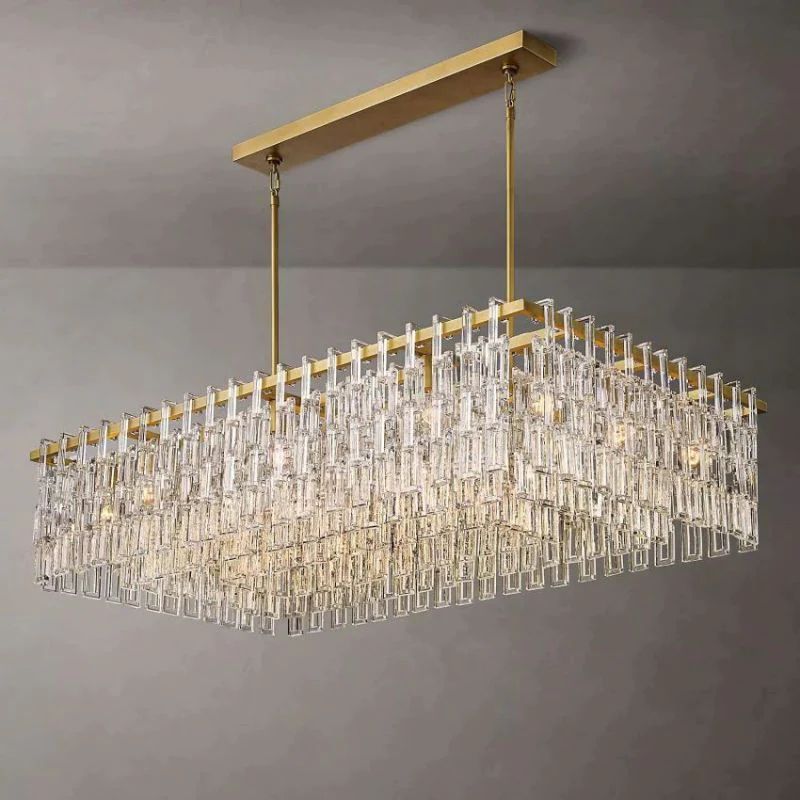 Marignan Rectangle Chandelier 60"