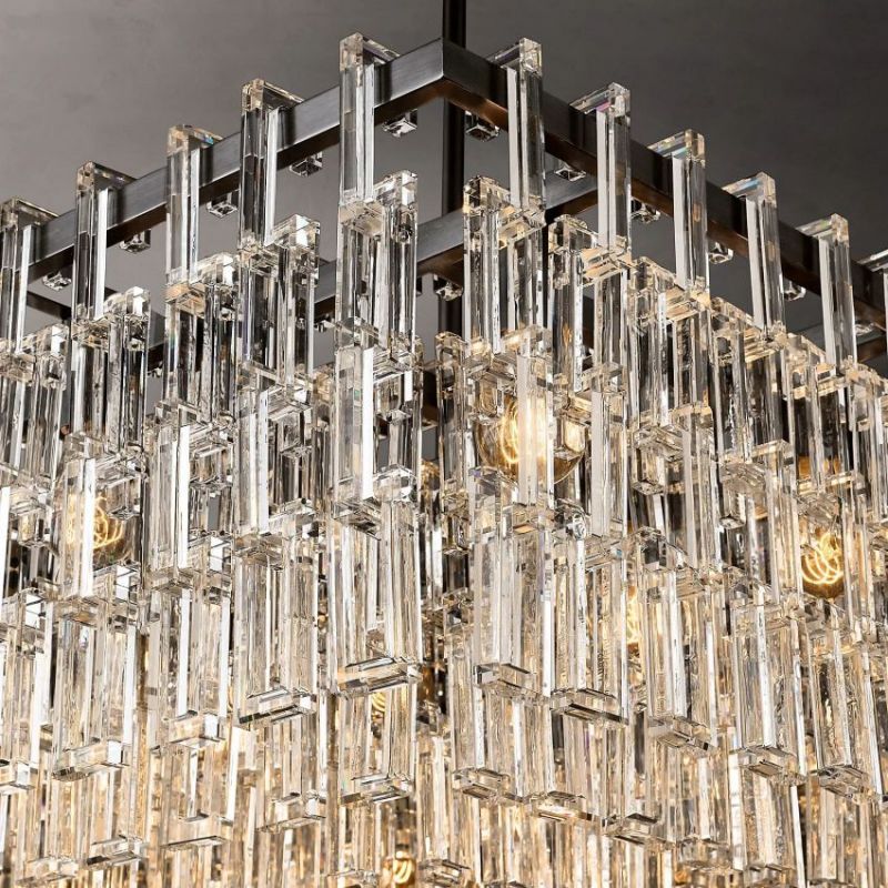 Marignan Rectangle Chandelier 60"