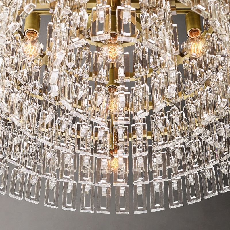 Marigna Round Chandelier 48" Pendant for living room,Pendant for kitchen,Pendant for bathrooms,Pendant for bedrooms,Pendant for foyer,Pendant for stairways,Pendant for dining room Rbrights   