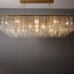 Marignan K9 Crystal Rectangular Chandelier 60"-Meet Lighting