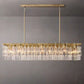 Marignan K9 Crystal Rectangular Chandelier 60"-Meet Lighting