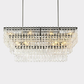 Marignan Tier K9 Crystal Rectangle Chandelier-Meet Lighting