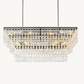 Marignan Tier K9 Crystal Rectangle Chandelier-Meet Lighting