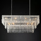 Marignan Tier K9 Crystal Rectangle Chandelier-Meet Lighting