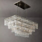 Marignan Tier K9 Crystal Rectangle Chandelier-Meet Lighting