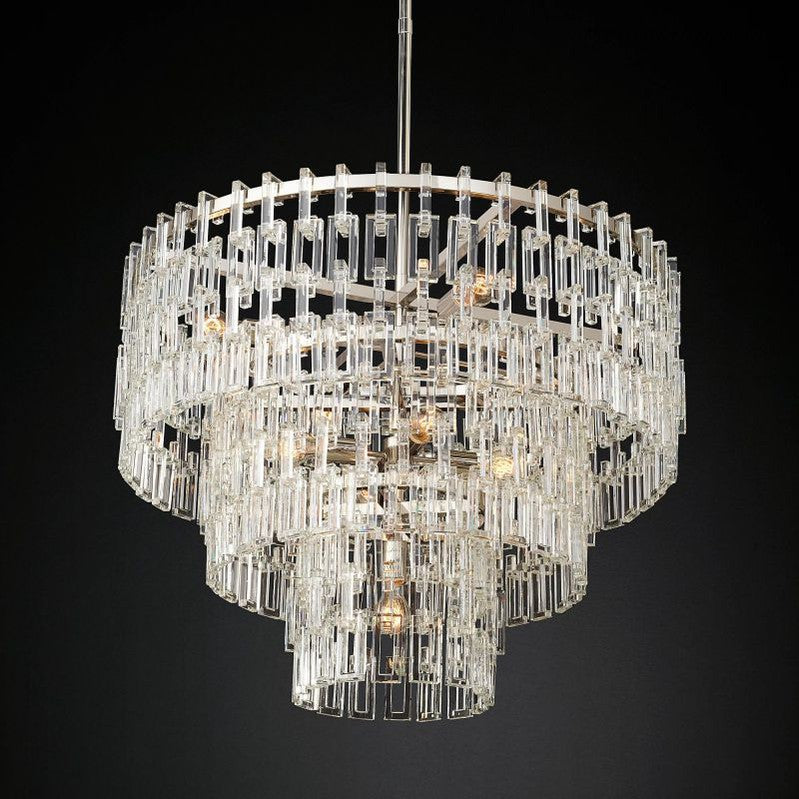 Marignia Five-Tier Round Chandelier 36"-Meet Lighting