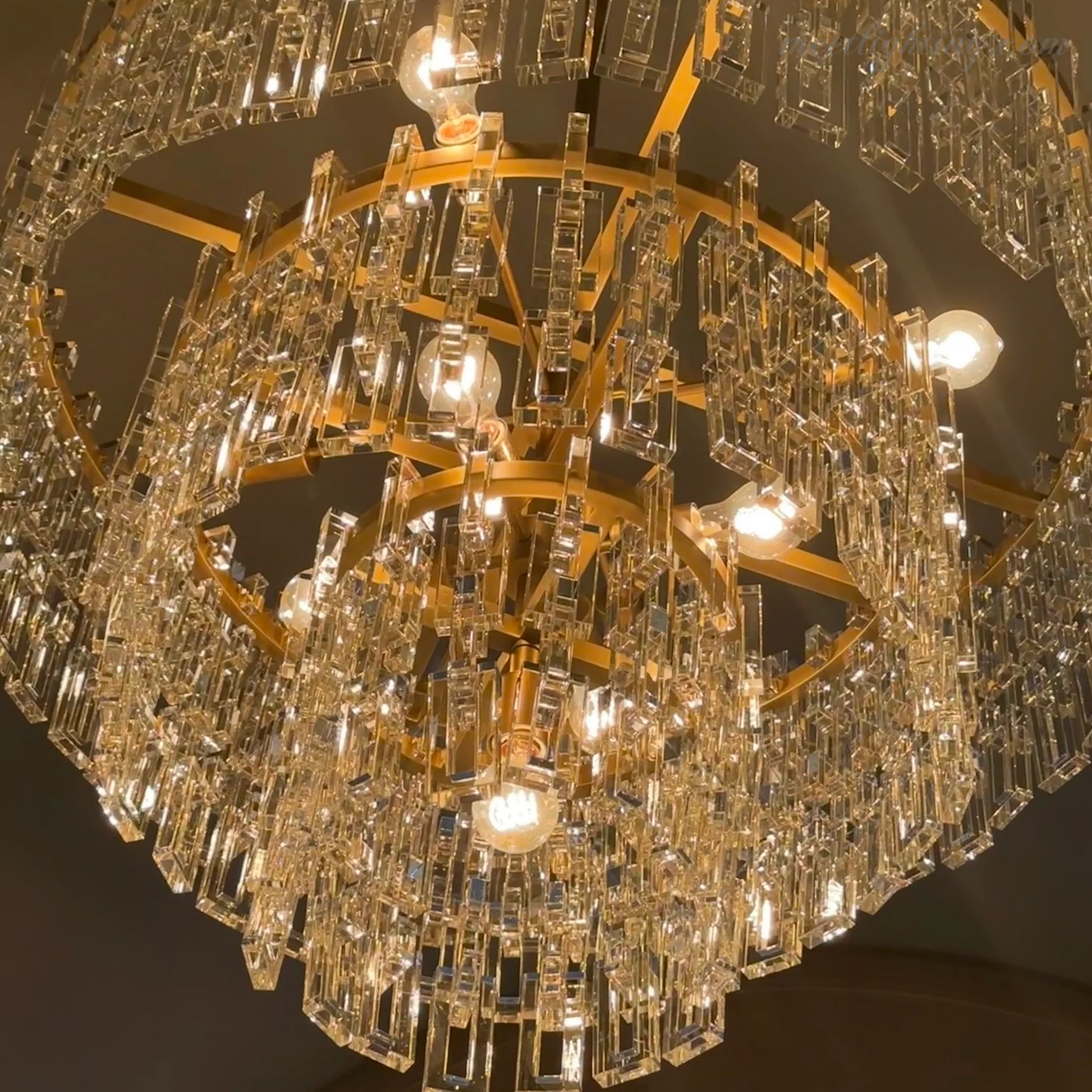 Marignia Five-Tier Round Chandelier 60"-Meet Lighting