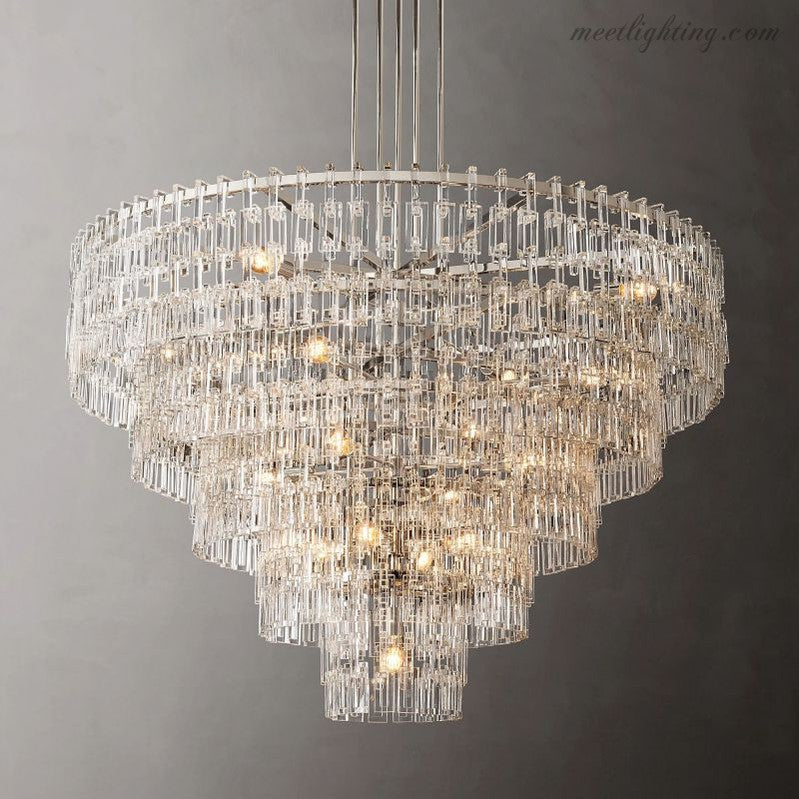 Marignan Five-Tier Round Chandelier 60"-MEET LIGHTING