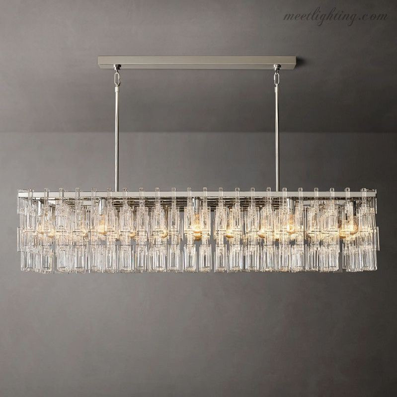 Marignia Rectangular Chandelier 60"-Meet Lighting