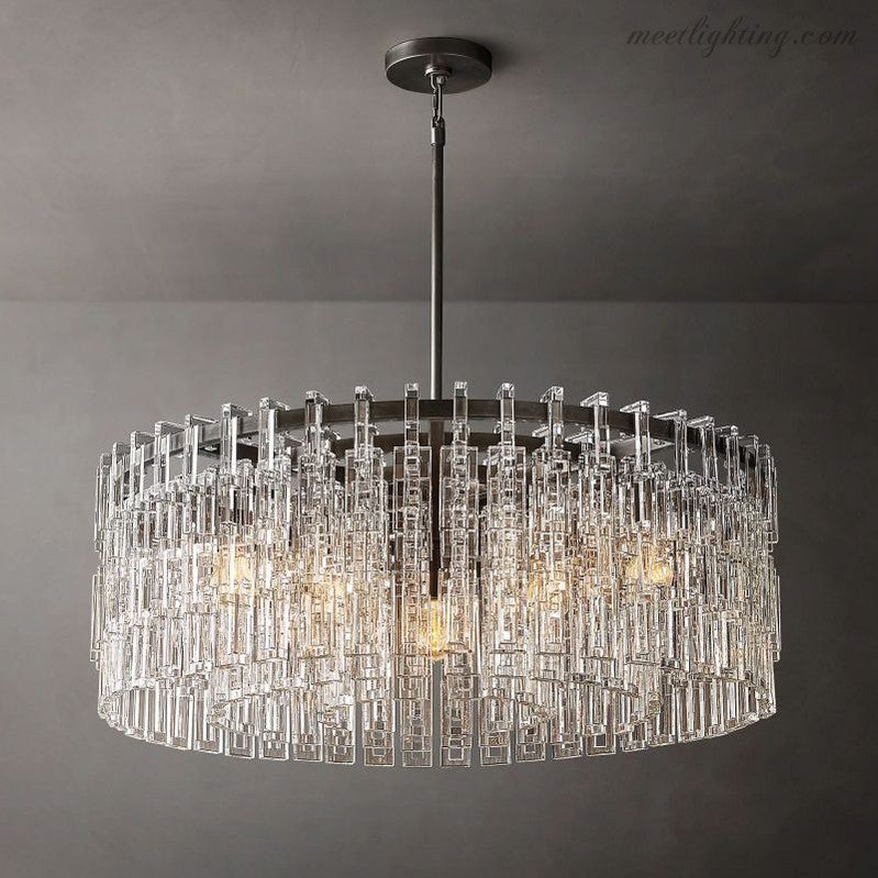 Marignia Round Chandelier 36"-Meet Lighting