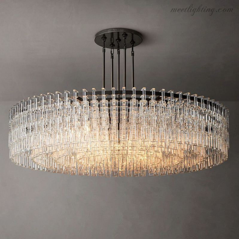 Marignan Round Chandelier 60"-MEET LIGHTING