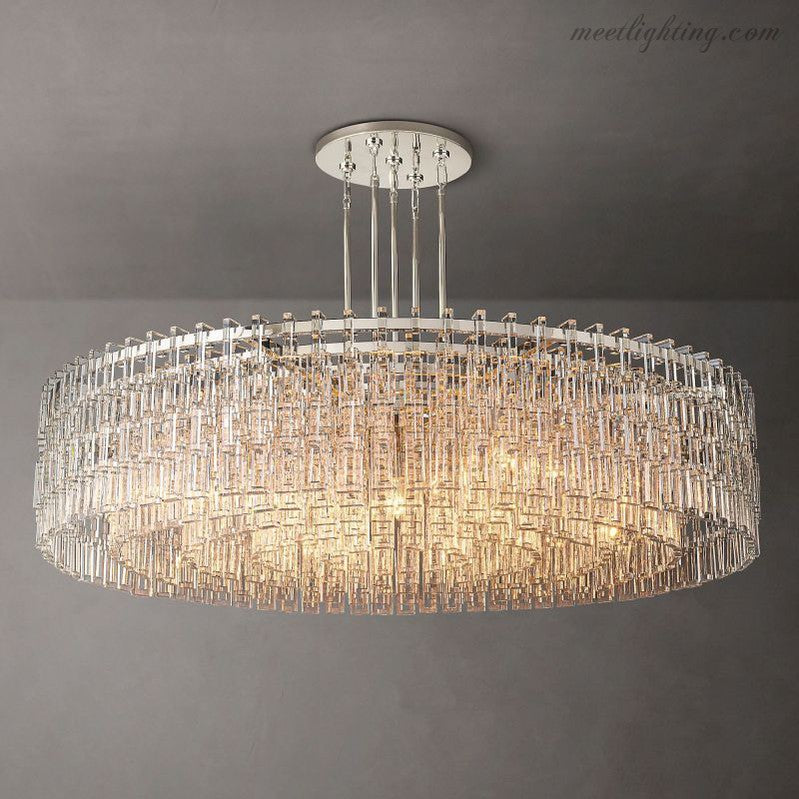 Marignia Round Chandelier 60"-Meet Lighting