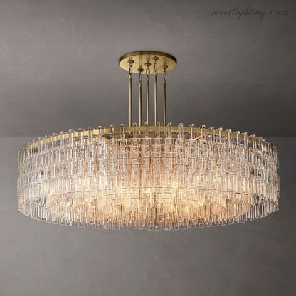 Marignia Round Chandelier 60"-Meet Lighting