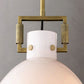 Mechanist Milk Glass Cloche Pendant