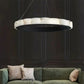 Alabaster Black Round Chandelier