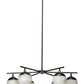 Metro Alabaster 6 Light Chandelier-Meet Lighting