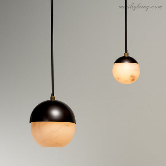 Metro Alabaster Pendant-Meet Lighting