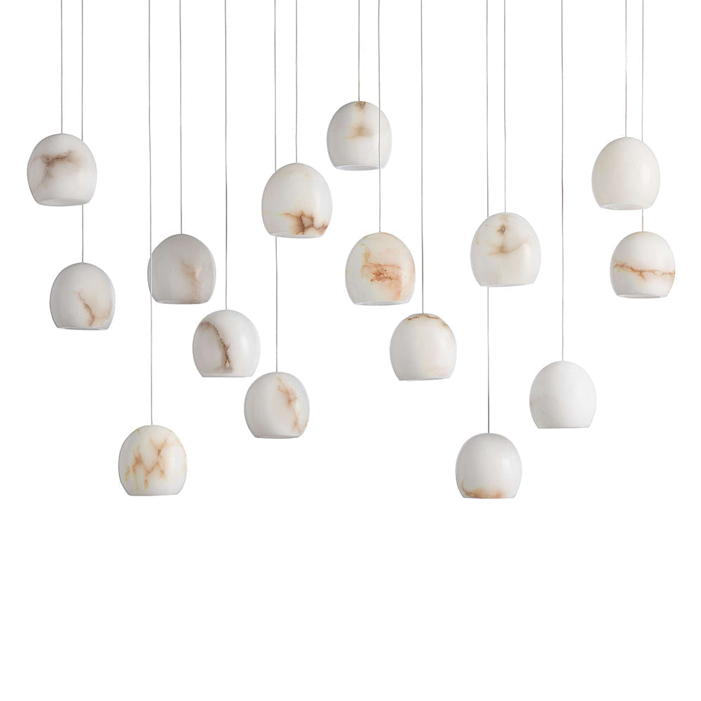 Maeva Rectangular Chandelier 15 lights/30 lights-MEET LIGHTING