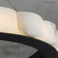 Moden Alabaster Round Chandelier Black-Meet Lighting