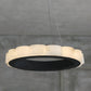 Moden Alabaster Round Chandelier Black