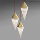 Modern Alabaster Cone Cluster Chandelier-Meet Lighting