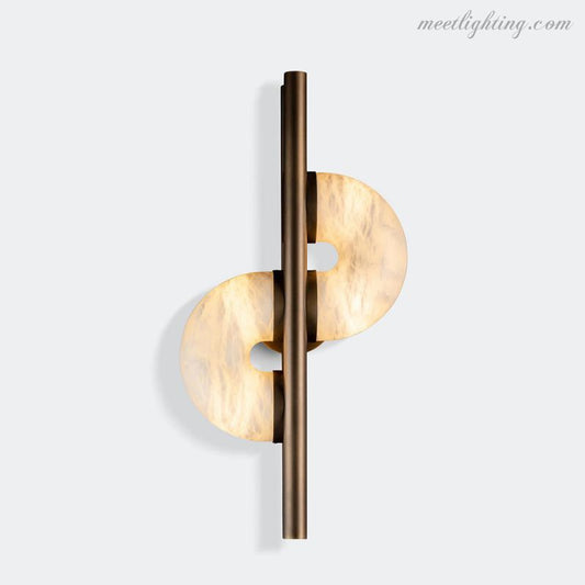 Modern Alabaster Global Wall Light-Meet Lighting