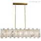 Modern Alabaster Linear Chandelier-Meet Lighting