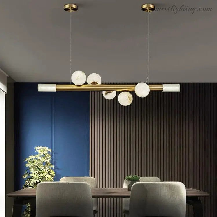 Modern Alabaster Pendant Lighting For Dining Room-Meet Lighting