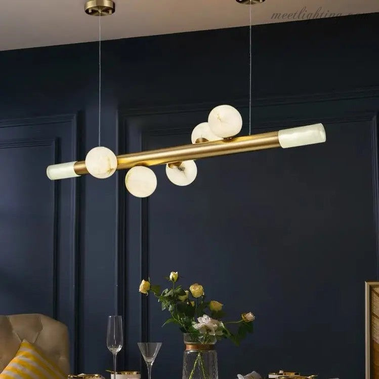 Modern Alabaster Pendant Lighting For Dining Room-Meet Lighting