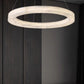 Modern Alabaster Ring Chandelier Halo Chandelier For Living Room-Meet Lighting