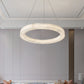 Modern Alabaster Ring Chandelier Halo Chandelier For Living Room-Meet Lighting