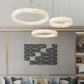 Modern Alabaster Ring Chandelier Halo Chandelier For Living Room-Meet Lighting