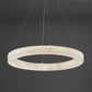 Modern Alabaster Ring Chandelier Halo Chandelier For Living Room-Meet Lighting