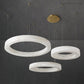 Modern Alabaster Ring Chandelier Halo Chandelier For Living Room-Meet Lighting