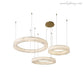 Modern Alabaster Ring Chandelier Halo Chandelier For Living Room-Meet Lighting